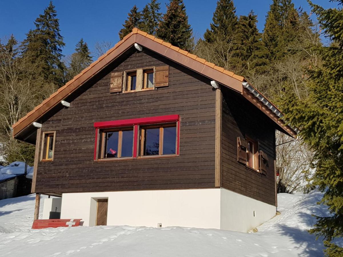 Chalet Chalet De La Vue Des Alpes By Interhome Exteriér fotografie