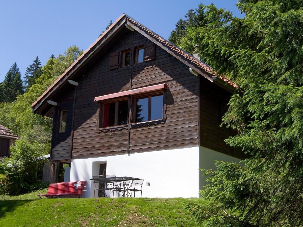 Chalet Chalet De La Vue Des Alpes By Interhome Exteriér fotografie