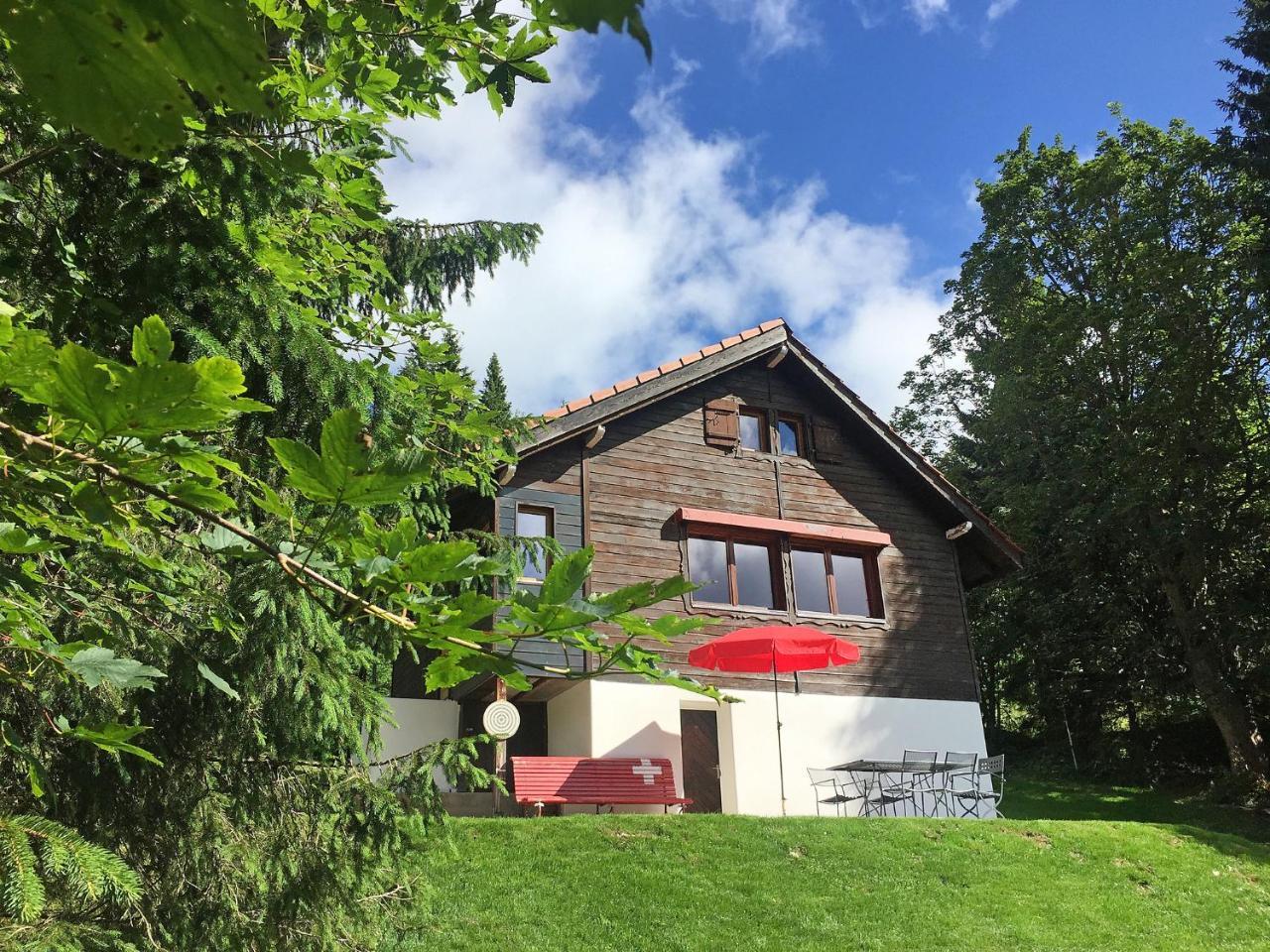 Chalet Chalet De La Vue Des Alpes By Interhome Exteriér fotografie